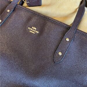 Oxblood Coach Mini-City Tote